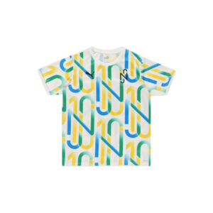 PUMA Funkčné tričko 'Neymar Jr' biela / žltá / modrá / zelená vyobraziť