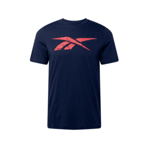 Reebok Sport Funkčné tričko námornícka modrá / červená vyobraziť