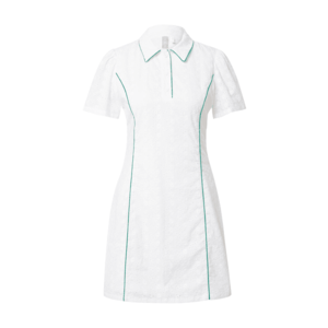 Résumé Košeľové šaty 'Hobart' biela / smaragdová vyobraziť