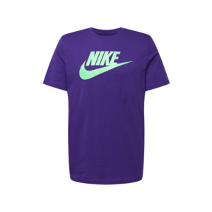Nike Sportswear Tričko tmavofialová / svetlozelená vyobraziť
