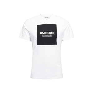 Barbour International Tričko biela / čierna vyobraziť