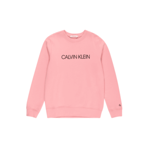Calvin Klein Jeans Mikina 'Institutional' ružová / čierna vyobraziť