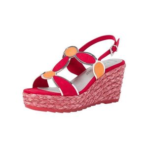 MARCO TOZZI Sandále oranžová / strieborná / ružová vyobraziť