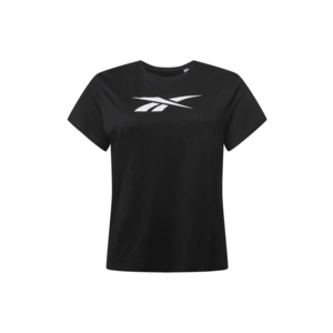 Reebok Sport Funkčné tričko čierna / biela vyobraziť