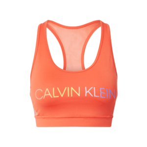 Calvin Klein Performance Športová podprsenka tmavooranžová / azúrová / nebesky modrá / žltá vyobraziť