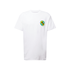 Carhartt WIP Tričko 'Test' biela / vodová / žltá / čierna vyobraziť