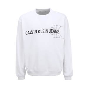 Calvin Klein Jeans Plus Mikina biela / čierna vyobraziť