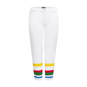 Lauren Ralph Lauren Jeans biela / žltá / zelená / červená / modrá vyobraziť