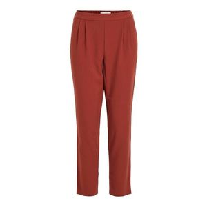 VILA Plisované nohavice 'Titti' hrdzavo červená vyobraziť