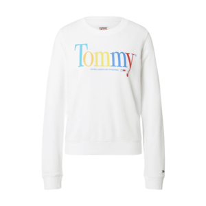 Tommy Jeans Mikina biela / zmiešané farby vyobraziť