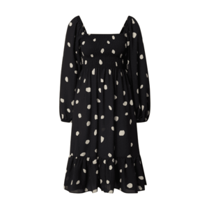 Skirt & Stiletto Košeľové šaty 'Benicia' čierna / béžová vyobraziť