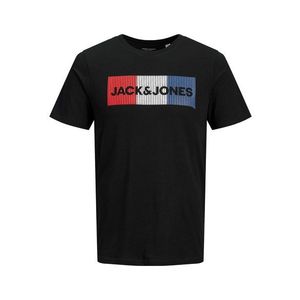 Jack & Jones Plus Tričko čierna / biela / červená / námornícka modrá vyobraziť