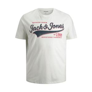 Jack & Jones Plus Tričko biela / námornícka modrá / červená vyobraziť