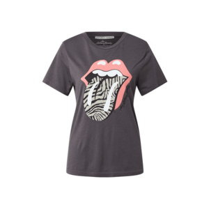 CATWALK JUNKIE Tričko 'Stones Zebra' antracitová / ružová / béžová / biela vyobraziť