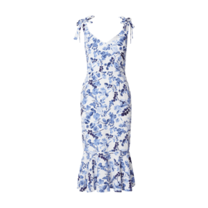 Sistaglam Letné šaty 'KARINA' biela / modrá vyobraziť
