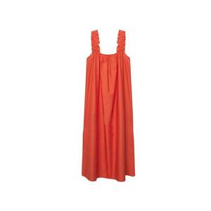 MANGO Letné šaty 'Delos' oranžovo červená vyobraziť