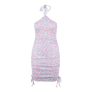 Missguided Petite Letné šaty svetlomodrá / svetloružová / ružová / krémová vyobraziť