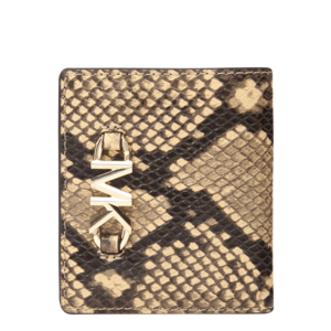 MICHAEL Michael Kors Peňaženka farba ťavej srsti / čokoládová / zlatá vyobraziť
