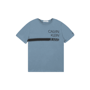 Calvin Klein Jeans Tričko dymovo modrá / čierna vyobraziť