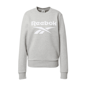 Reebok Sport Športová mikina sivá melírovaná / biela vyobraziť