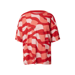 TOMMY HILFIGER Tričko červená / koralová / pastelovo ružová vyobraziť