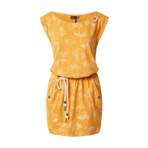 Ragwear Letné šaty 'TAG ROSE' zlatá žltá / biela vyobraziť