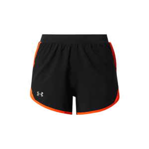 UNDER ARMOUR Športové nohavice čierna / dymovo šedá / oranžovo červená vyobraziť