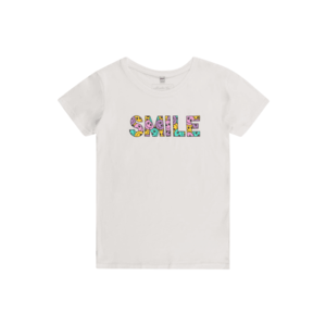 Mister Tee Tričko 'Colorful Smile' biela / fialová / ružová / nefritová / žltá vyobraziť