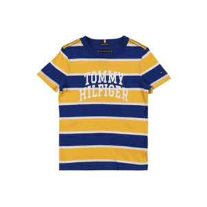 TOMMY HILFIGER Tričko modrá / šafránová / biela / svetločervená vyobraziť