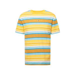 Tommy Jeans Tričko žltá / šafránová / vodová / modrá / biela vyobraziť