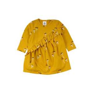 Müsli by GREEN COTTON Šaty zlatá žltá / svetložltá / okrová vyobraziť