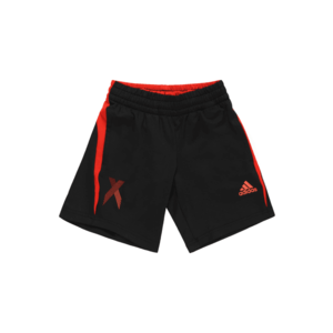 ADIDAS PERFORMANCE Športové nohavice čierna / červená vyobraziť