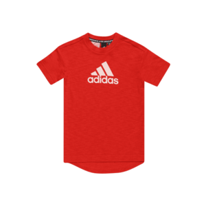 ADIDAS PERFORMANCE Funkčné tričko červená / biela vyobraziť