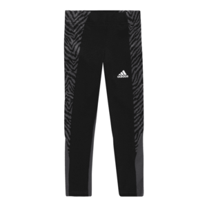 ADIDAS PERFORMANCE Športové nohavice čierna / biela / čadičová vyobraziť