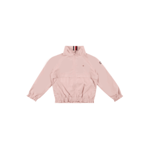 TOMMY HILFIGER Prechodná bunda ružová / biela vyobraziť