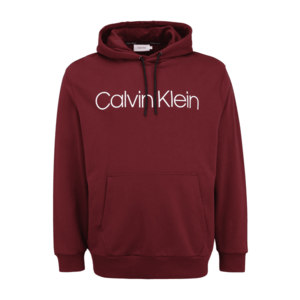 Calvin Klein Big & Tall Mikina vínovo červená / biela vyobraziť