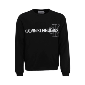 Calvin Klein Jeans Plus Mikina čierna / biela vyobraziť