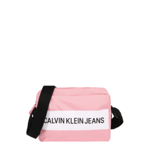Calvin Klein Jeans Taška cez rameno ružová / čierna / biela vyobraziť