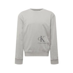 Calvin Klein Jeans Mikina sivá / tmavosivá / béžová vyobraziť