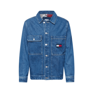 Tommy Jeans Prechodná bunda modrá denim vyobraziť