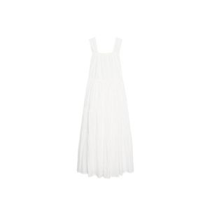 MANGO Letné šaty 'Coquet' biela vyobraziť