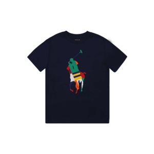 Polo Ralph Lauren Tričko tmavomodrá / zmiešané farby vyobraziť