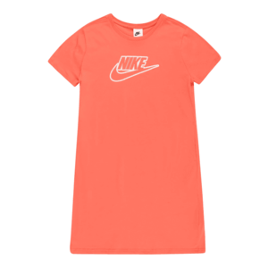 Nike Sportswear Šaty koralová / biela vyobraziť