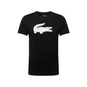 Lacoste Sport Funkčné tričko čierna / biela vyobraziť