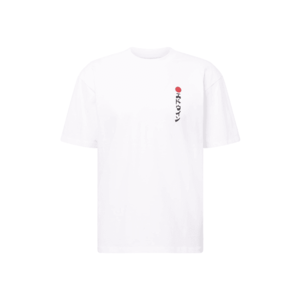 EDWIN Tričko 'Kamifuji' biela / červená / čierna vyobraziť
