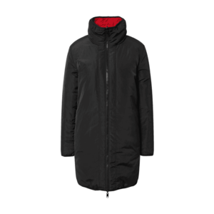 Love Moschino Prechodný kabát čierna / červená / biela vyobraziť