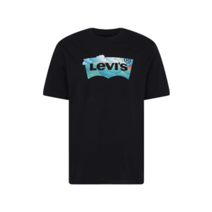 LEVI'S Tričko čierna / tyrkysová / biela vyobraziť