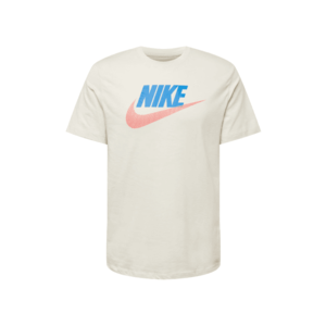 Nike Sportswear Tričko svetlosivá / svetločervená / modrá vyobraziť