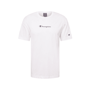 Champion Authentic Athletic Apparel Tričko biela / tmavosivá / čierna vyobraziť