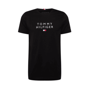 TOMMY HILFIGER Tričko čierna / biela / červená / tmavomodrá vyobraziť